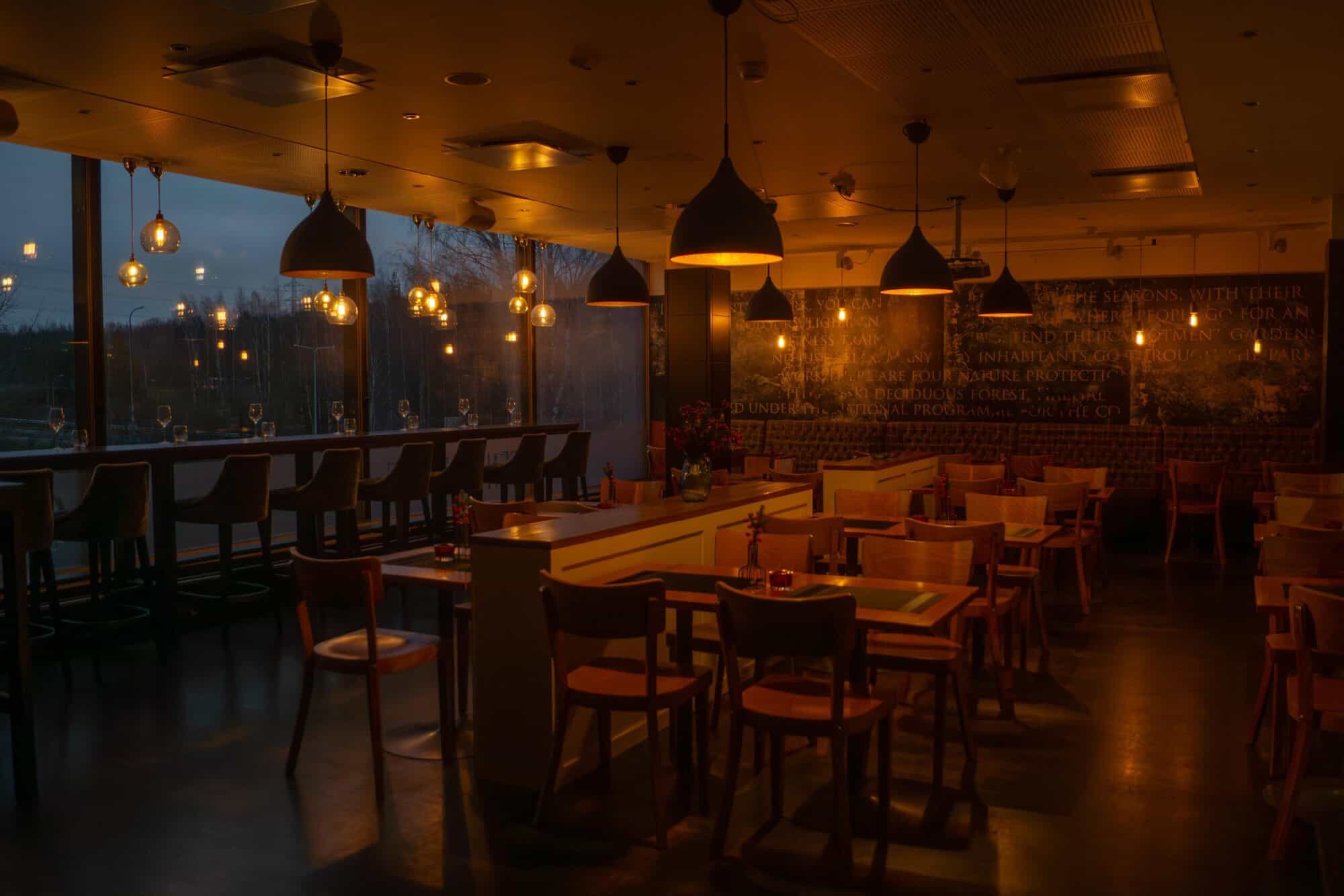 Restaurant Central Park's interior.