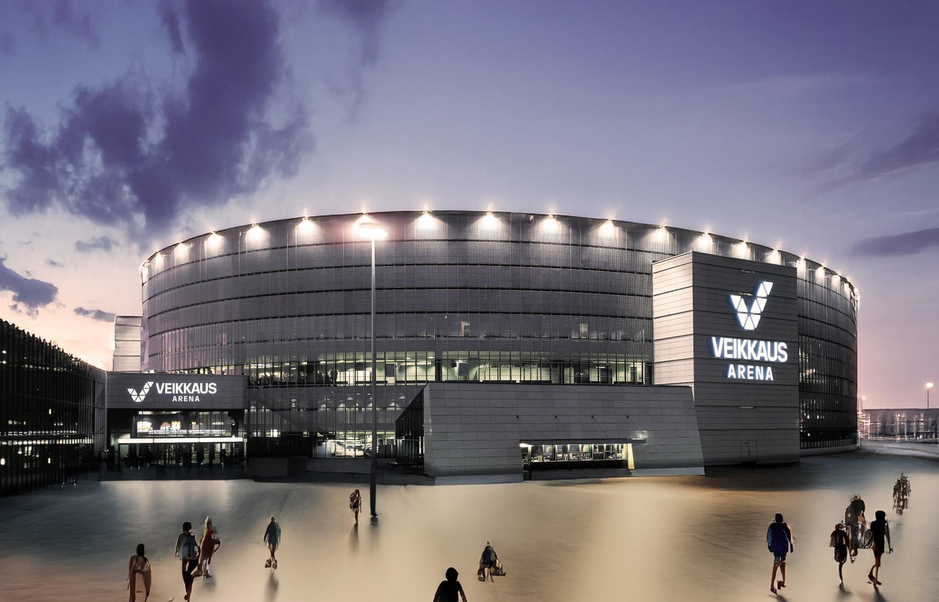 Utsikten från Veikkaus Arena