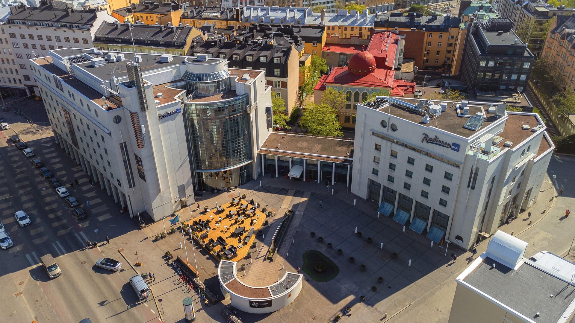 Radisson Blu Royal Hotel, Helsinki fasad