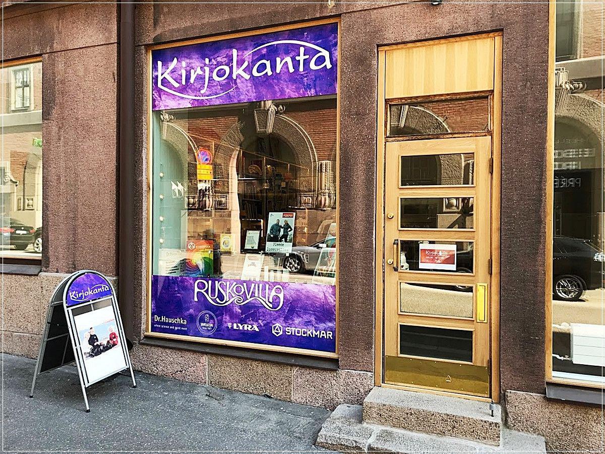 Organic products brick-and-mortar store in the center of Helsinki, Fredikinkatu 45.