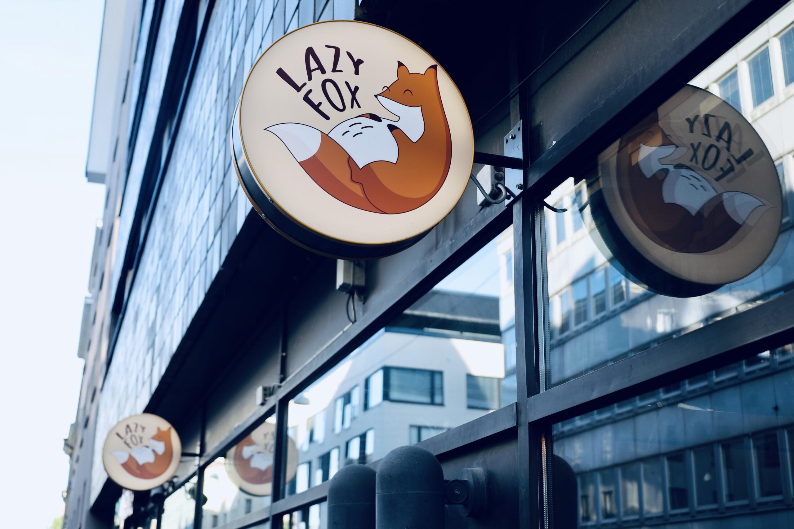 The entrance of Lazy Fox