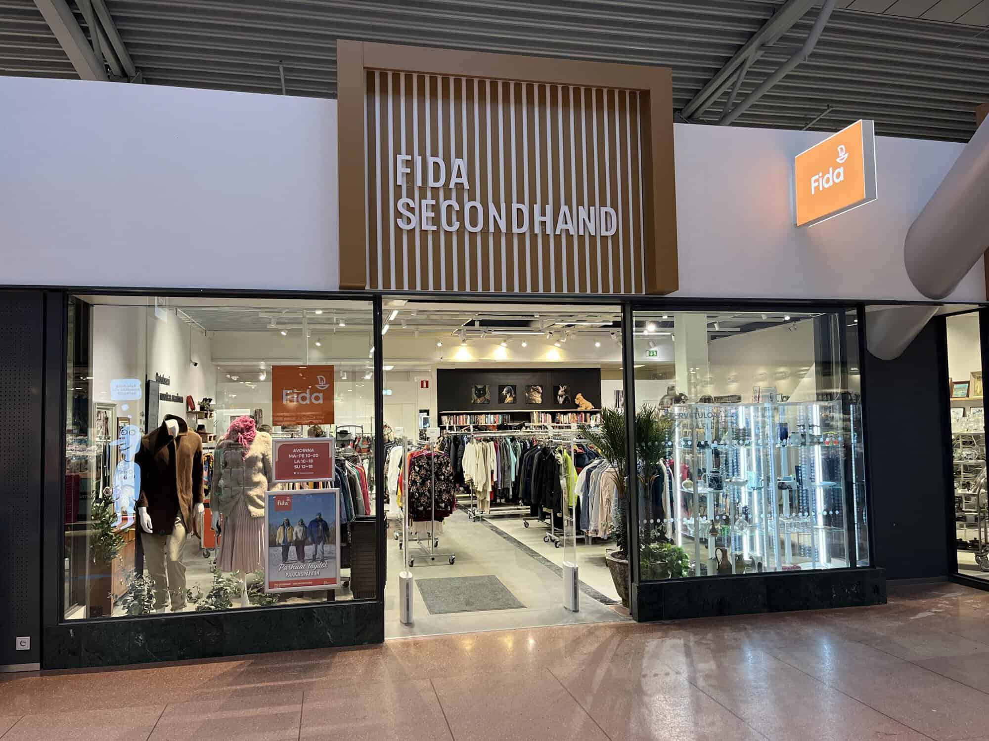 Fida Columbus, myymälän näyteikkunat
