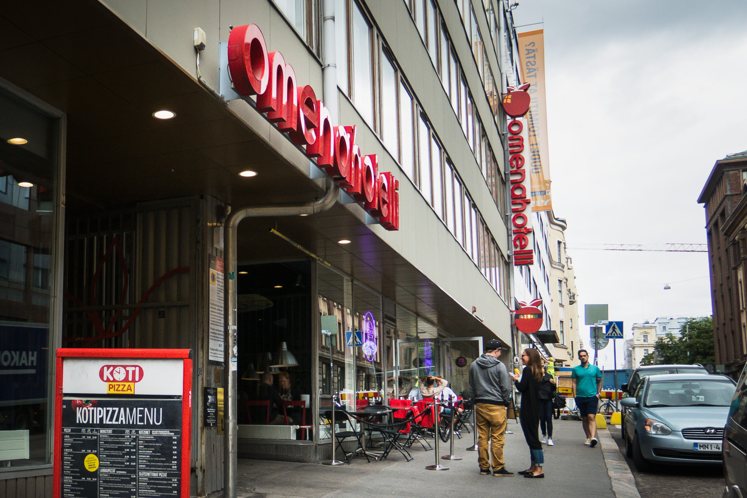 Omena-hotelli Lönnrotinkatu ulkoa