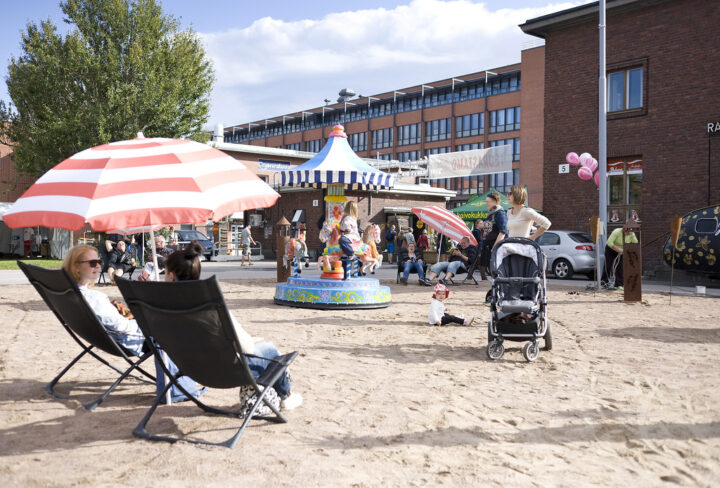 Tukkutorilla kokeillaan, miten kiertotalous toimii.