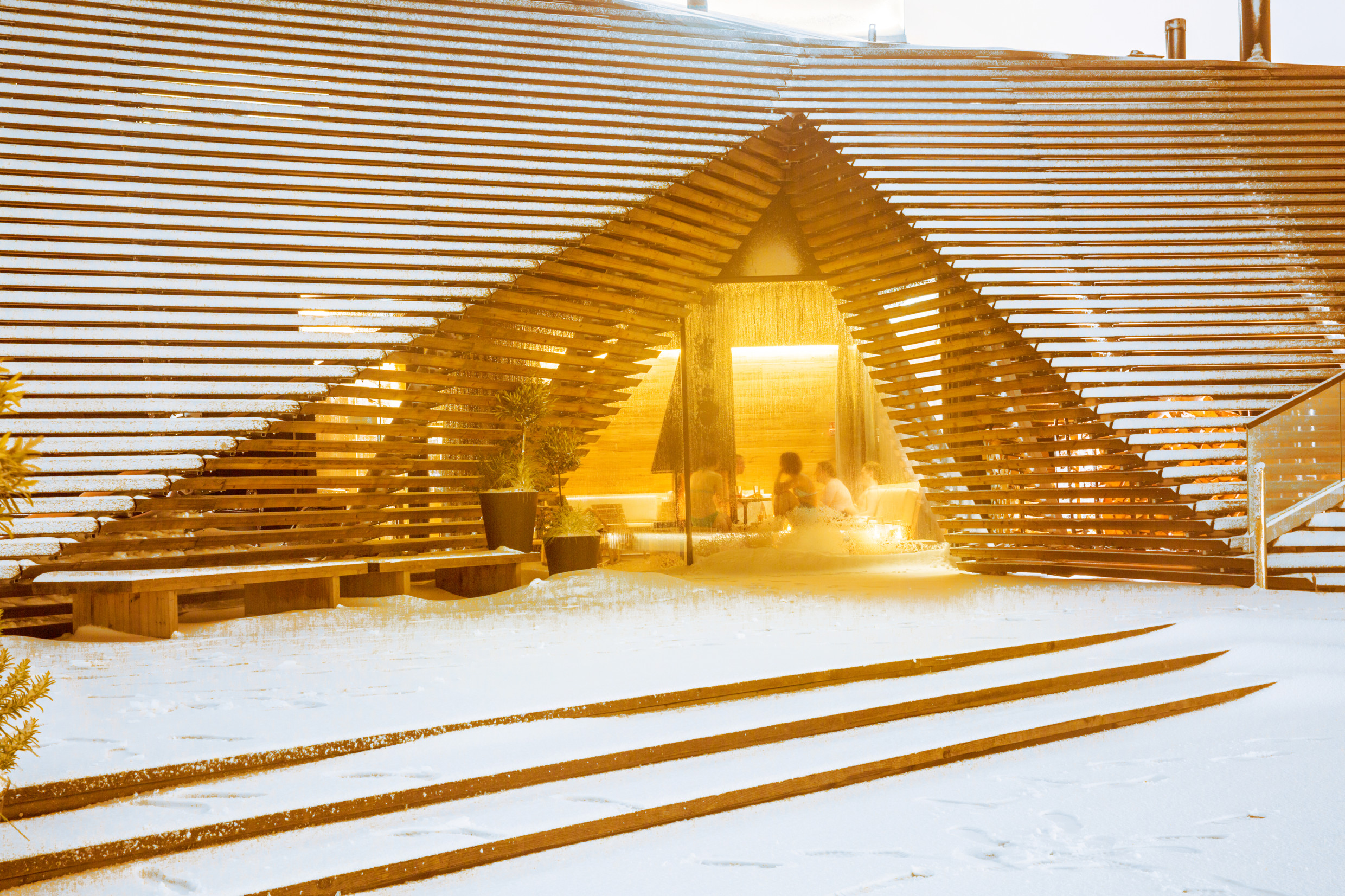 Loyly sauna in Helsinki for winter swimming