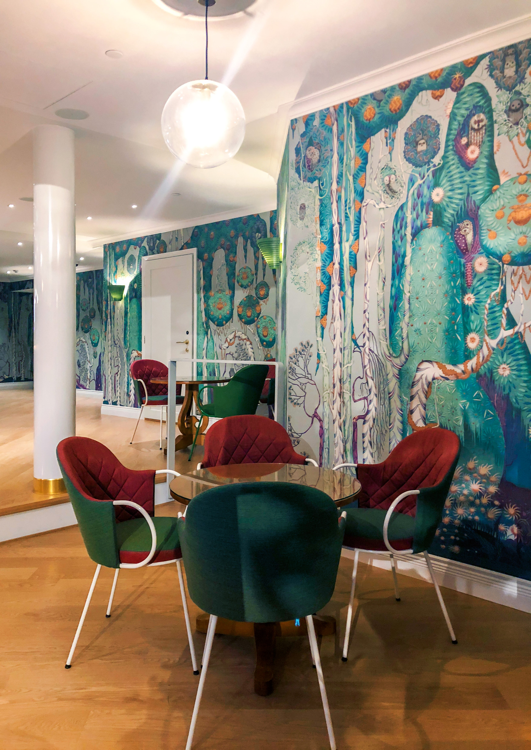 Artwork at St George hotel in Helsinki