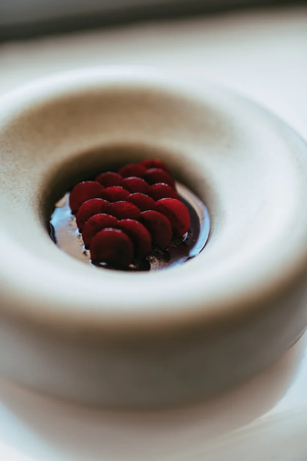 Elegant dish from Restaurant Olo  