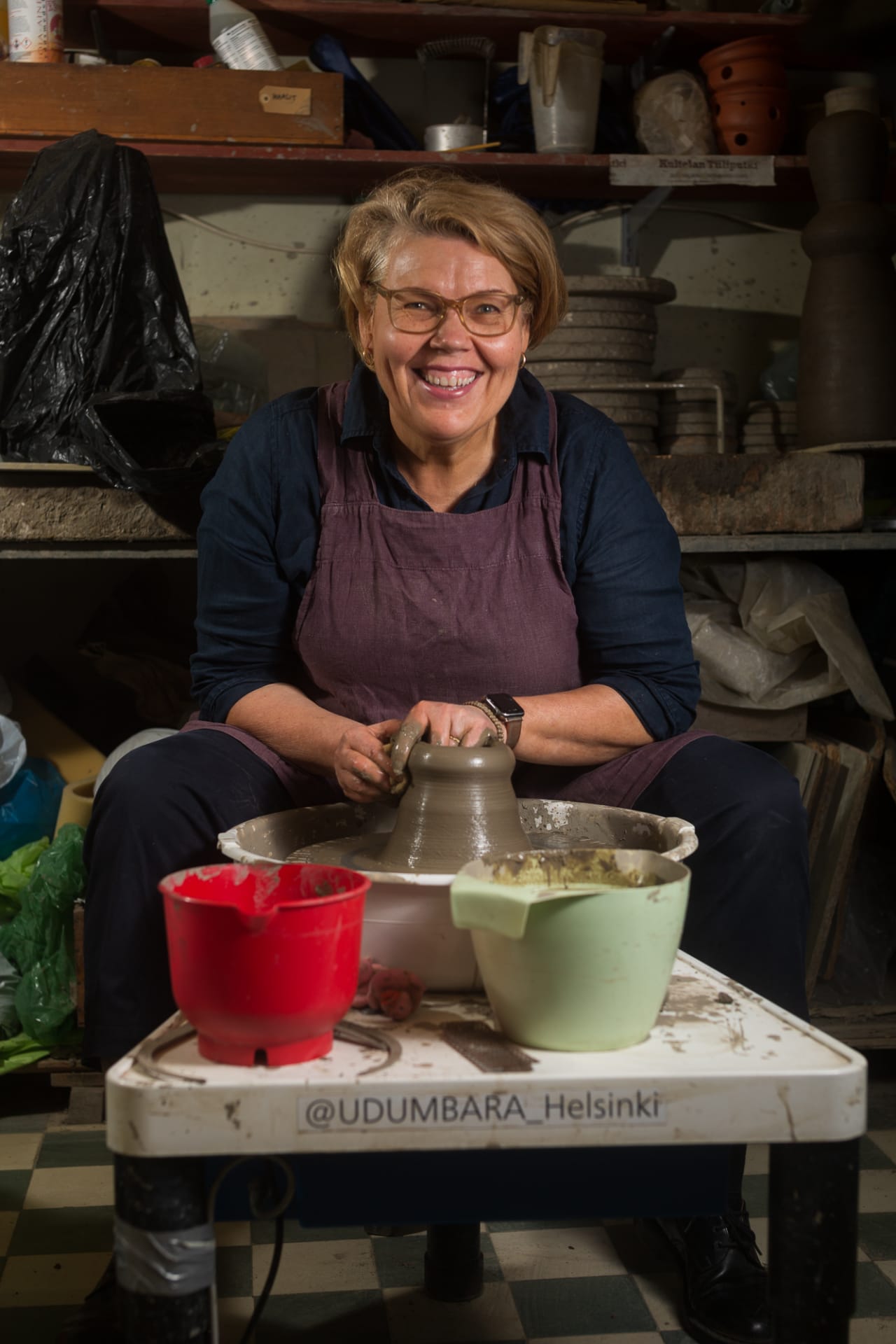 Eva Spoof, artisan Ceramicist UDUMBARA Helsinki