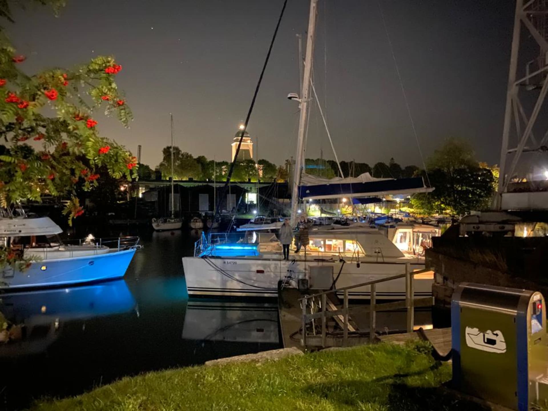 Suomenlinna marina sailing boat