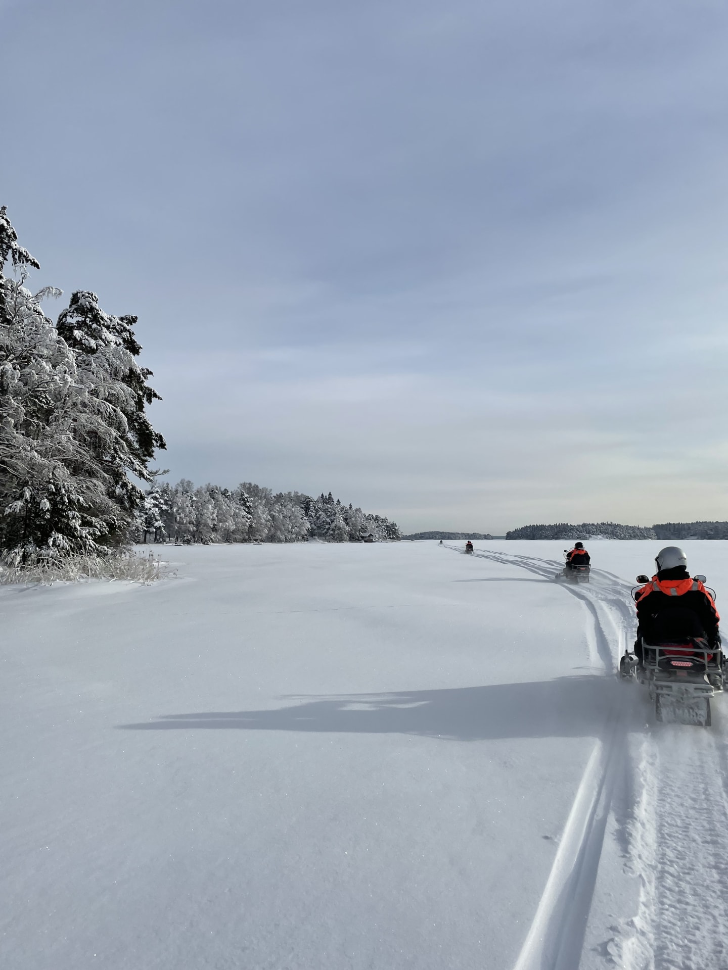 Snowmobile tour