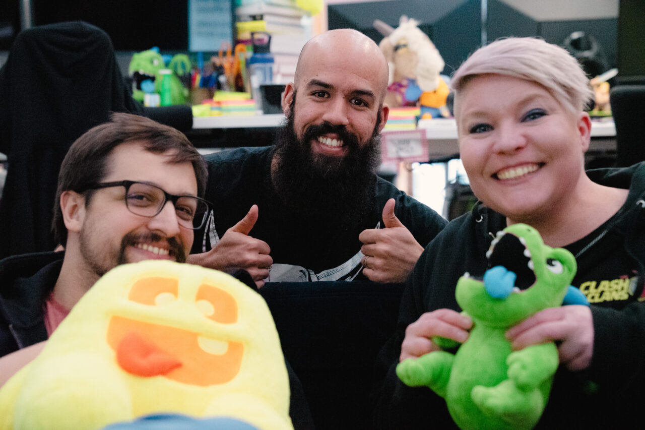 Playful atmosphere with colourful toys at Supercell.