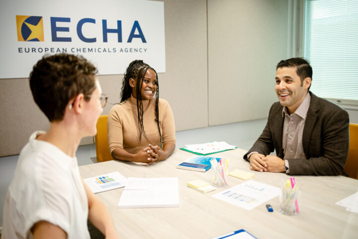 Professional meeting at European Chemicals Agency.