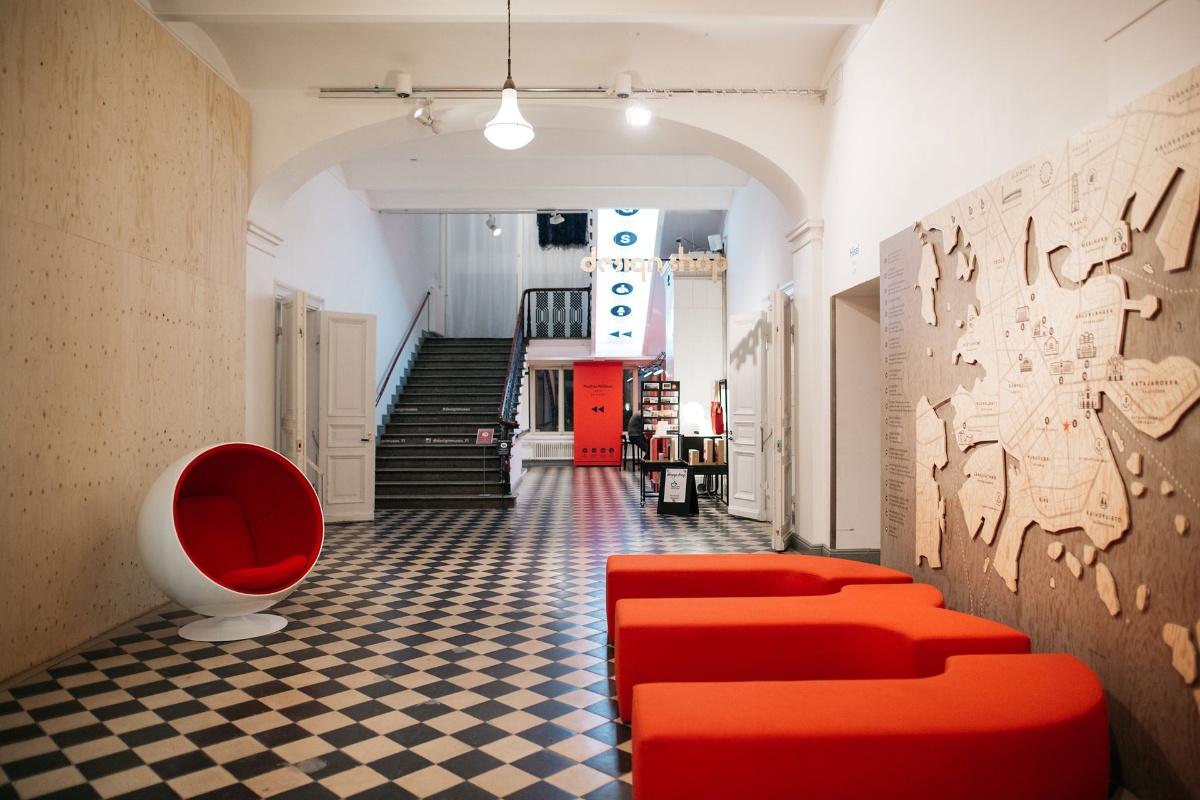 Designmuseon sisätilat