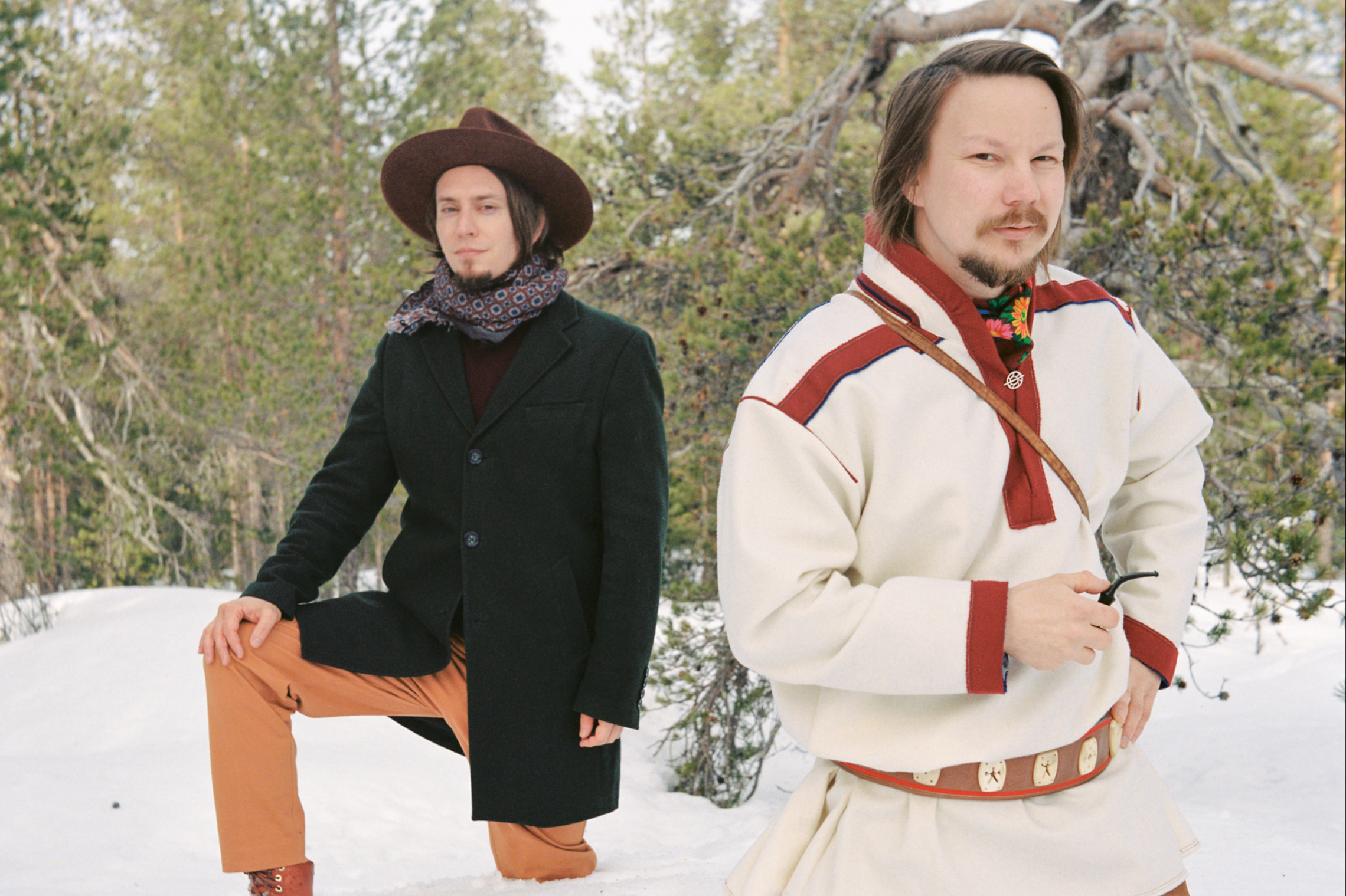 Etnosoi!-festivaalin Niillas Holmberg ja Pauli Lyytinen