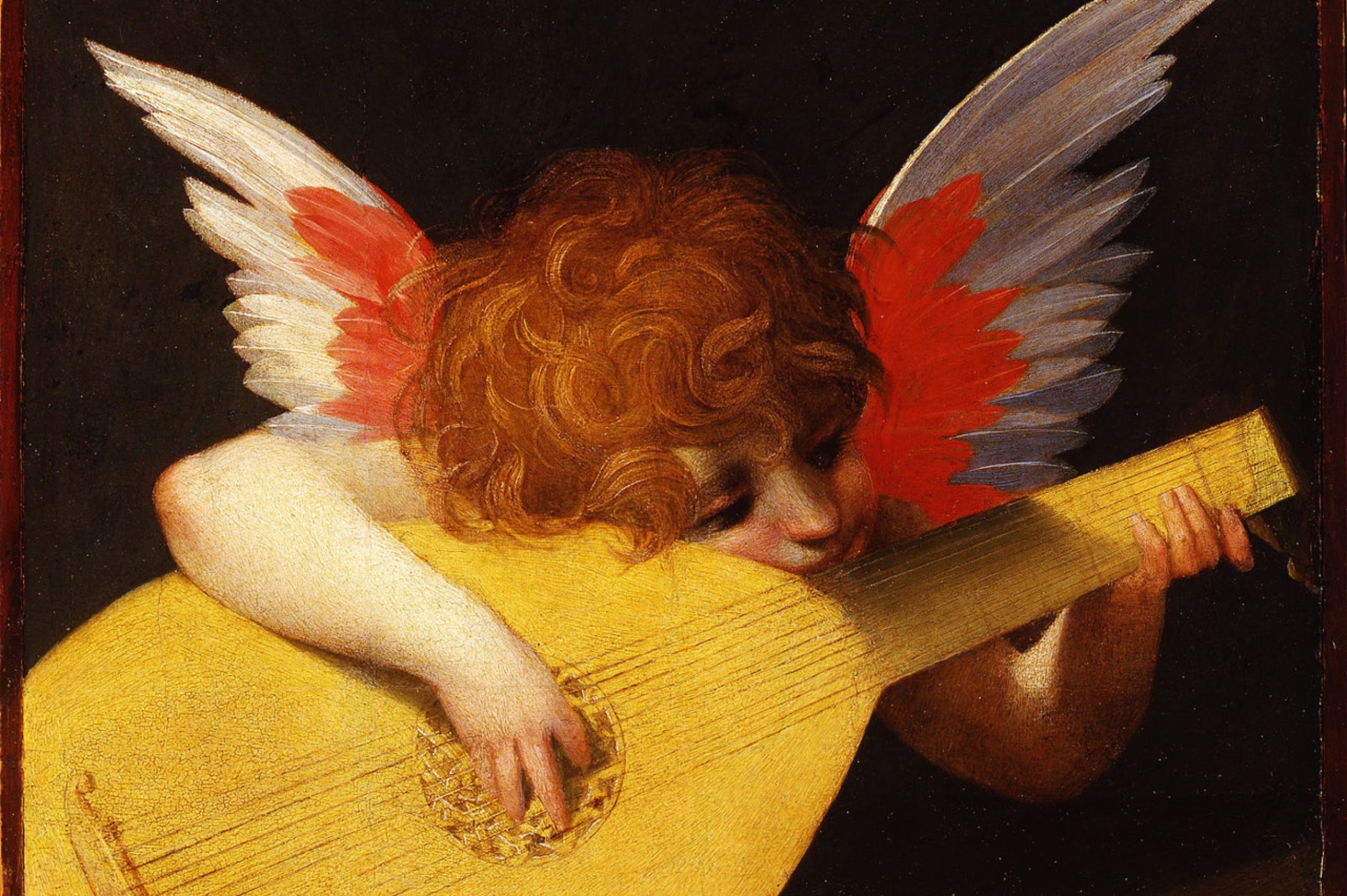 Kerubi soittaa luuttua, R.Fiorentino, 1521