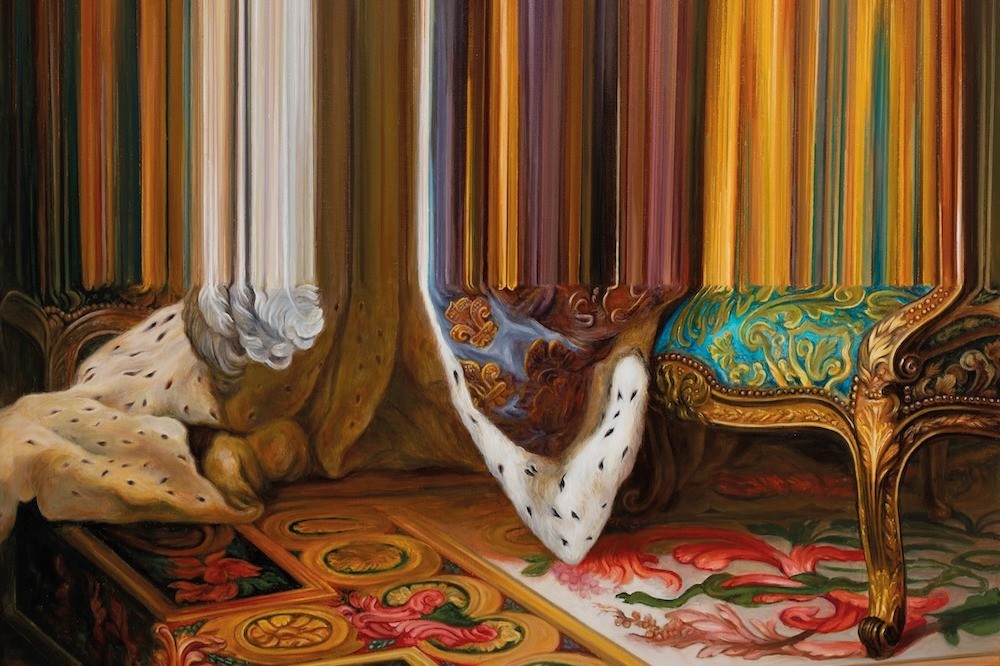 Tuula Lehtinen: Decoronation of a King 1, 2025. Yksityiskohta.