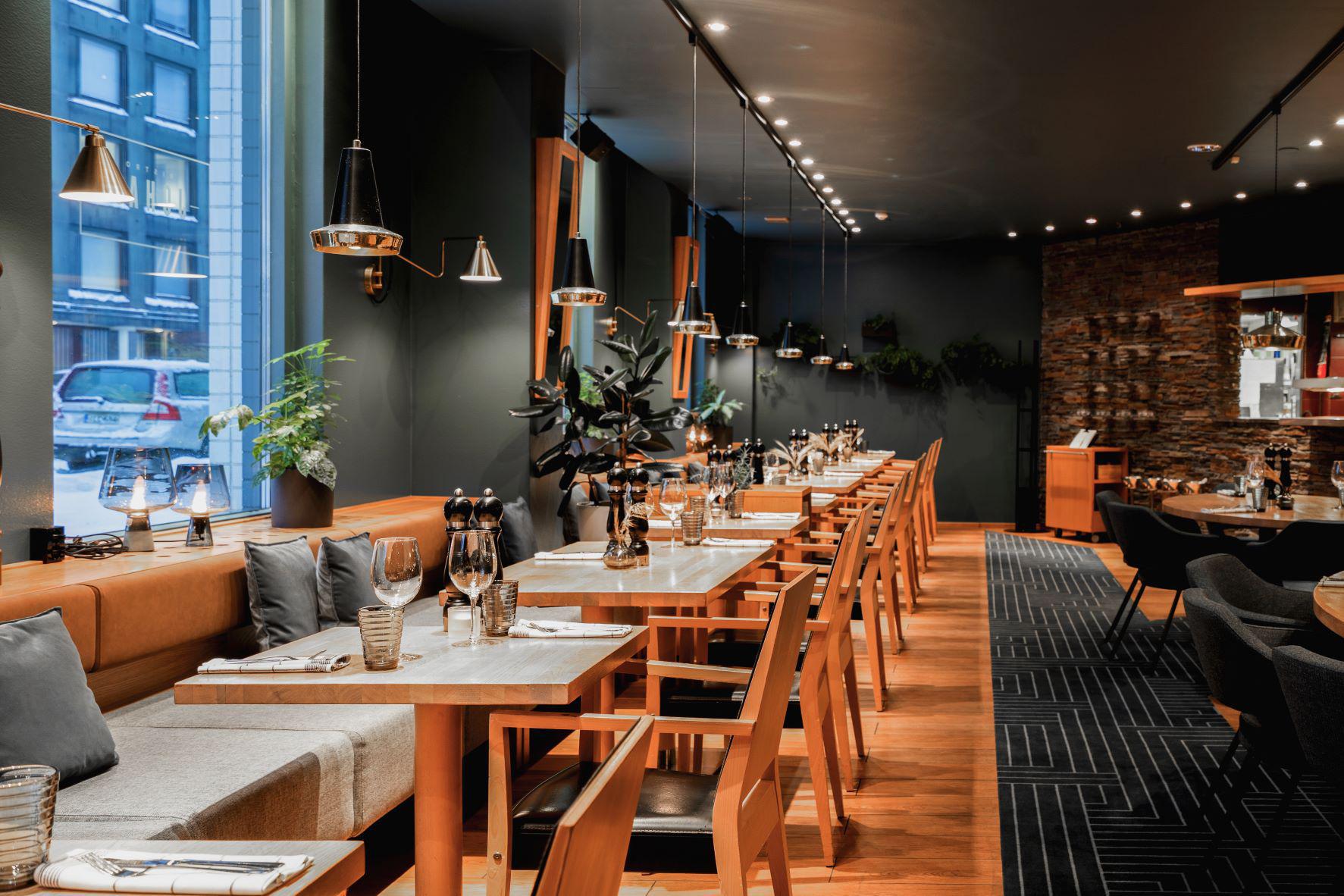 The interior of Bistro Johan.