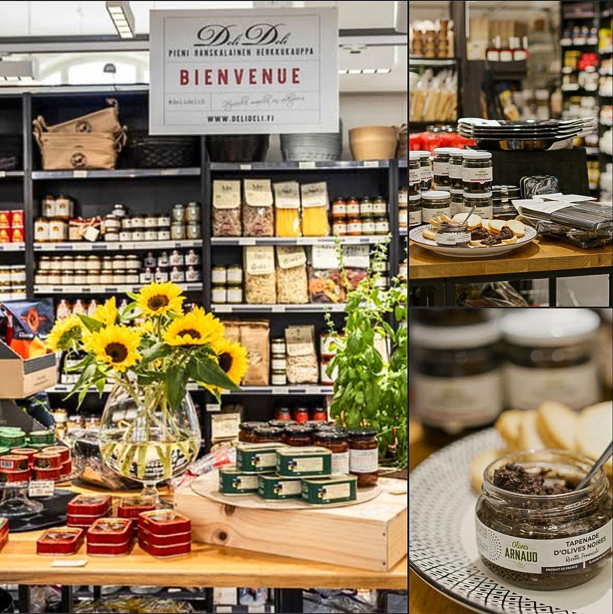 DeliDeli Small French Gourmet Shop. The shop's products can be seen in the photo.