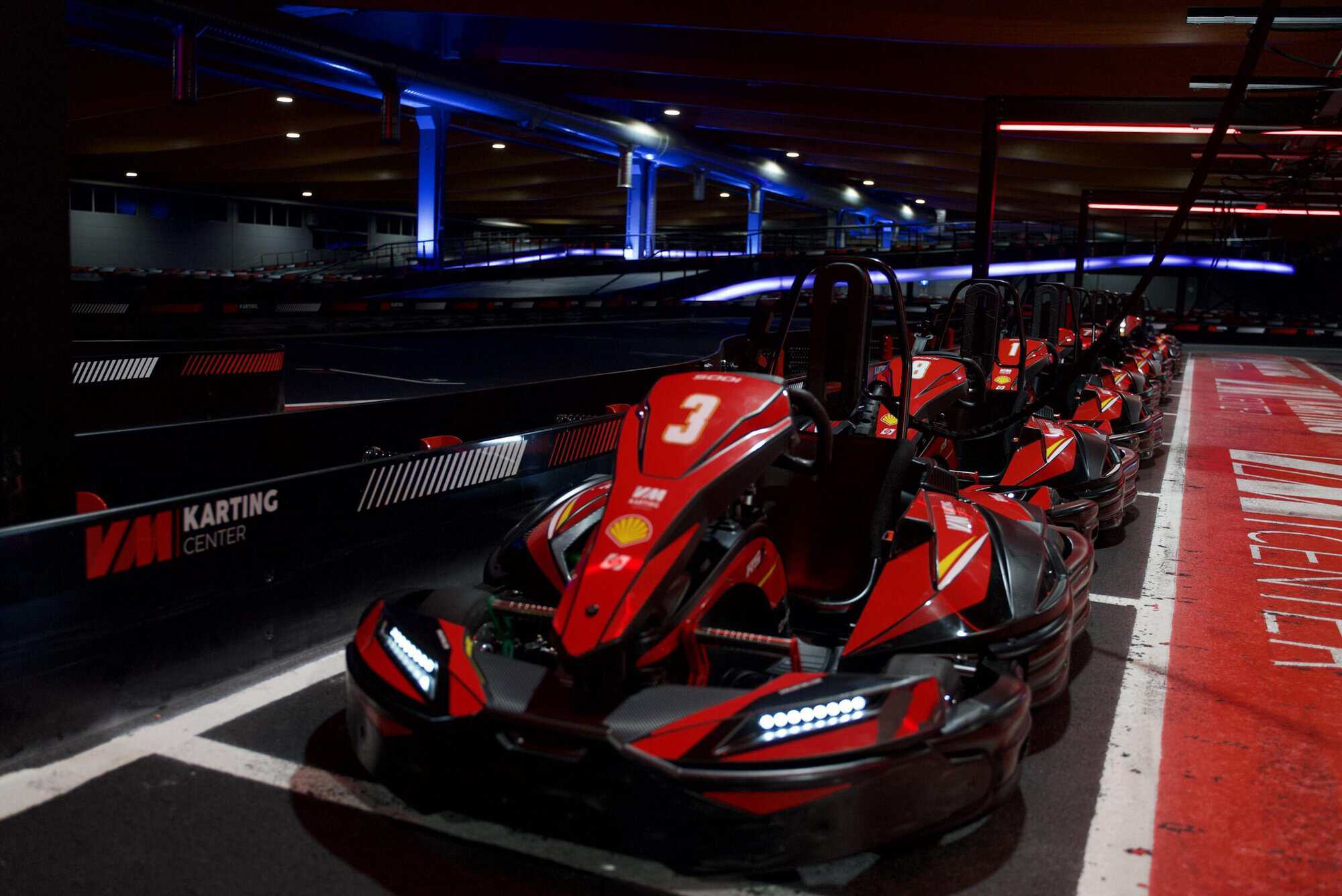 Karting bilar i VM Karting Center