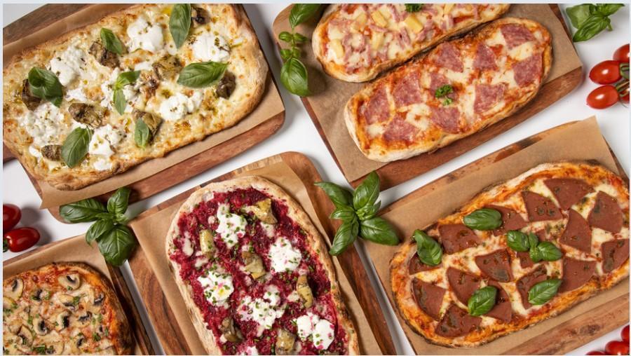 Pinsa pizzas.