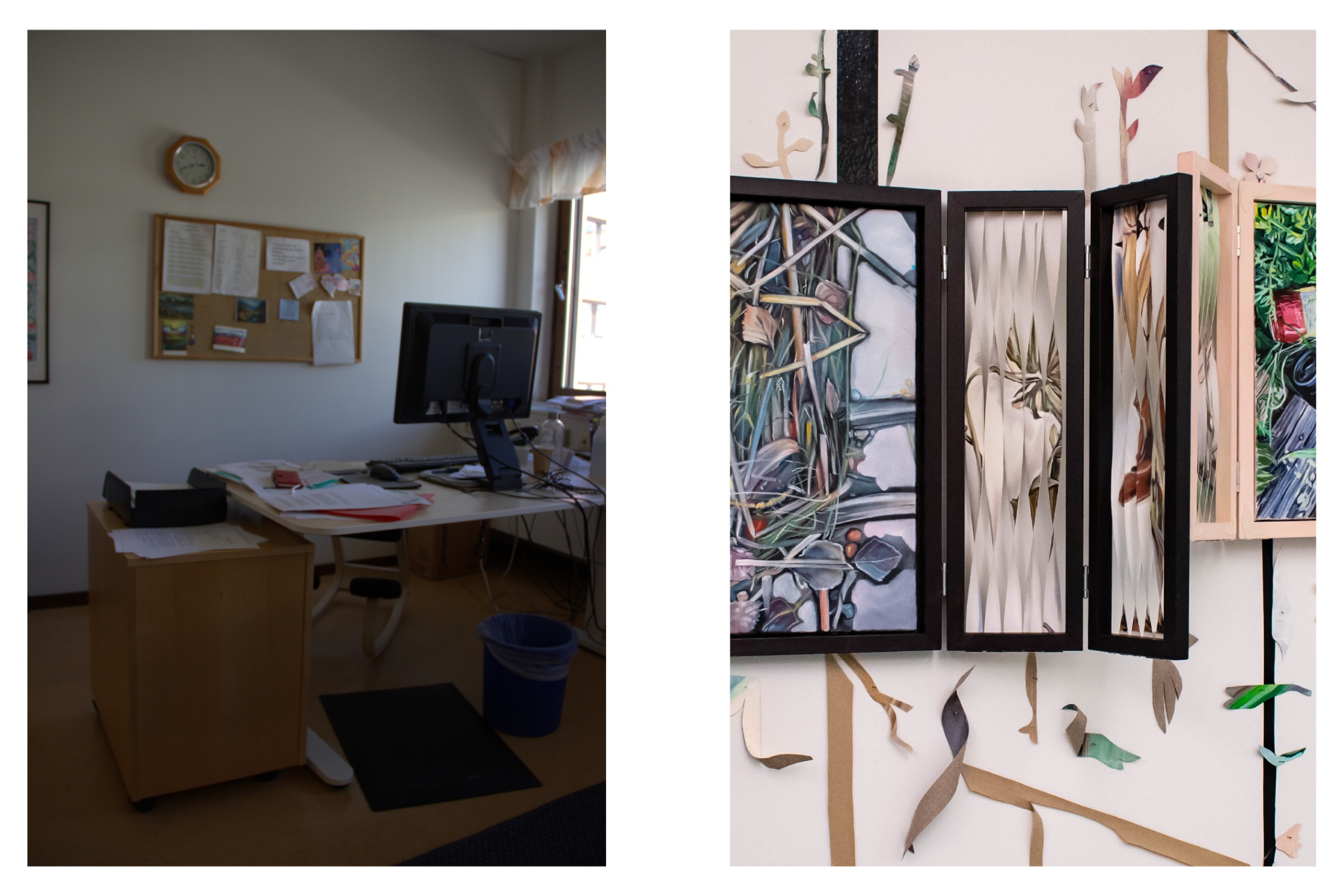 Kuvakentässä vasemmalla Jonas Karénin julistekuva ja oikealla Kaisa Huotarin julistekuva.va.