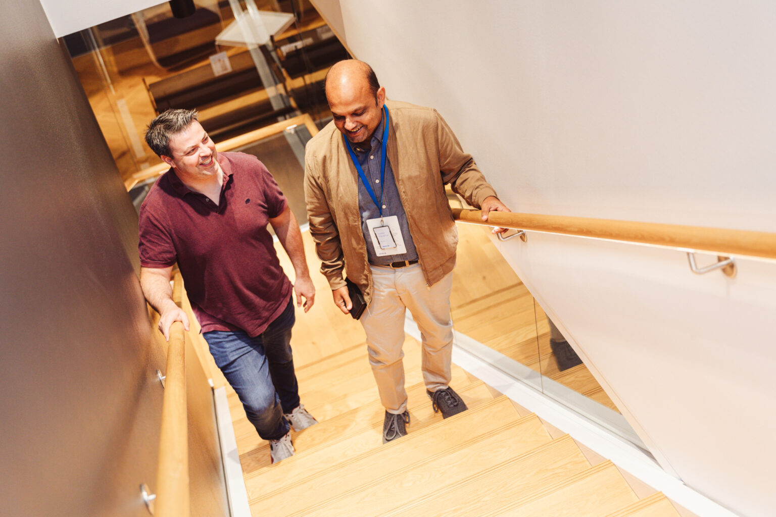 On a company visit in Helsinki