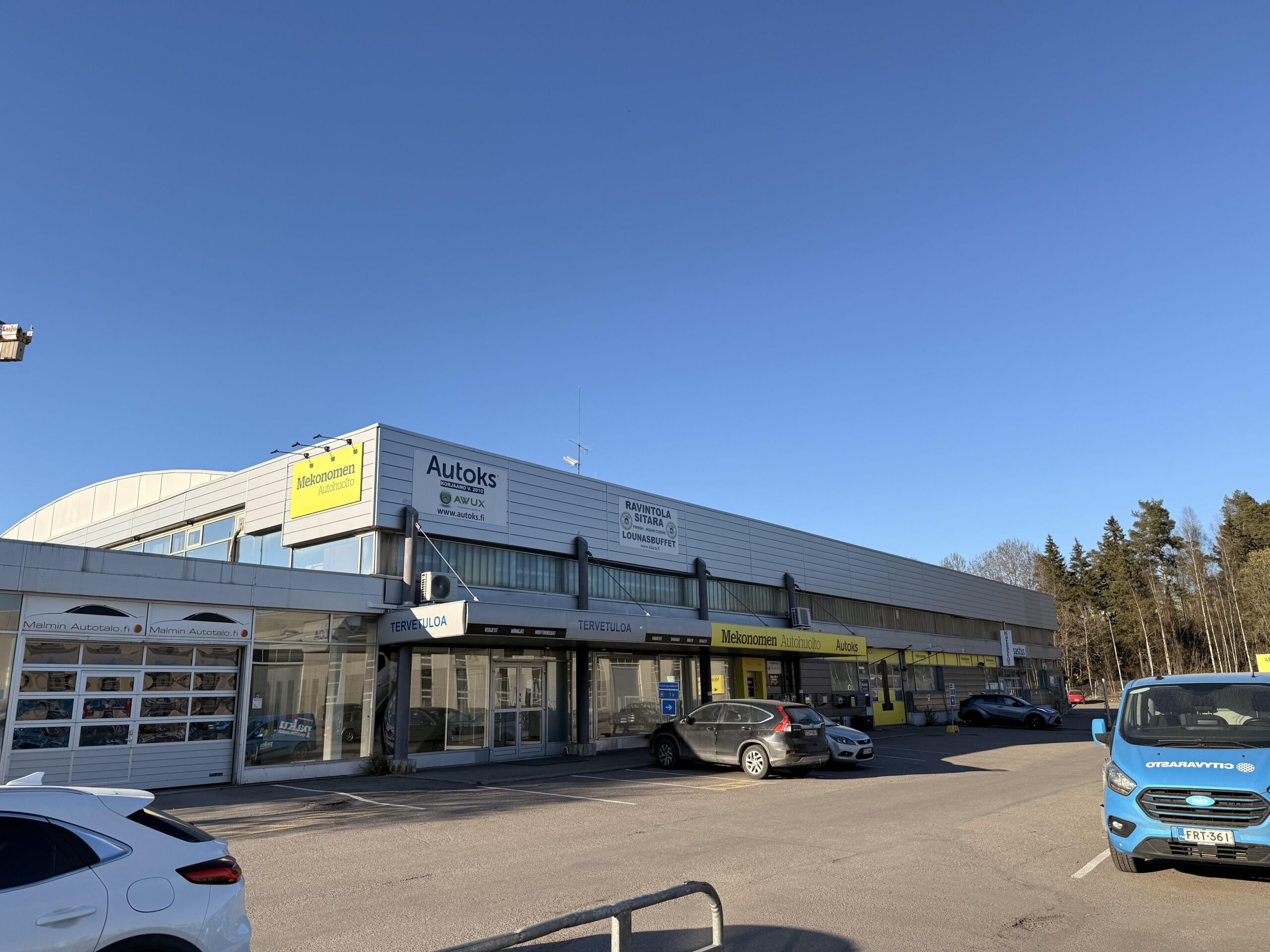 Restaurang Sitara utifrån sedd.