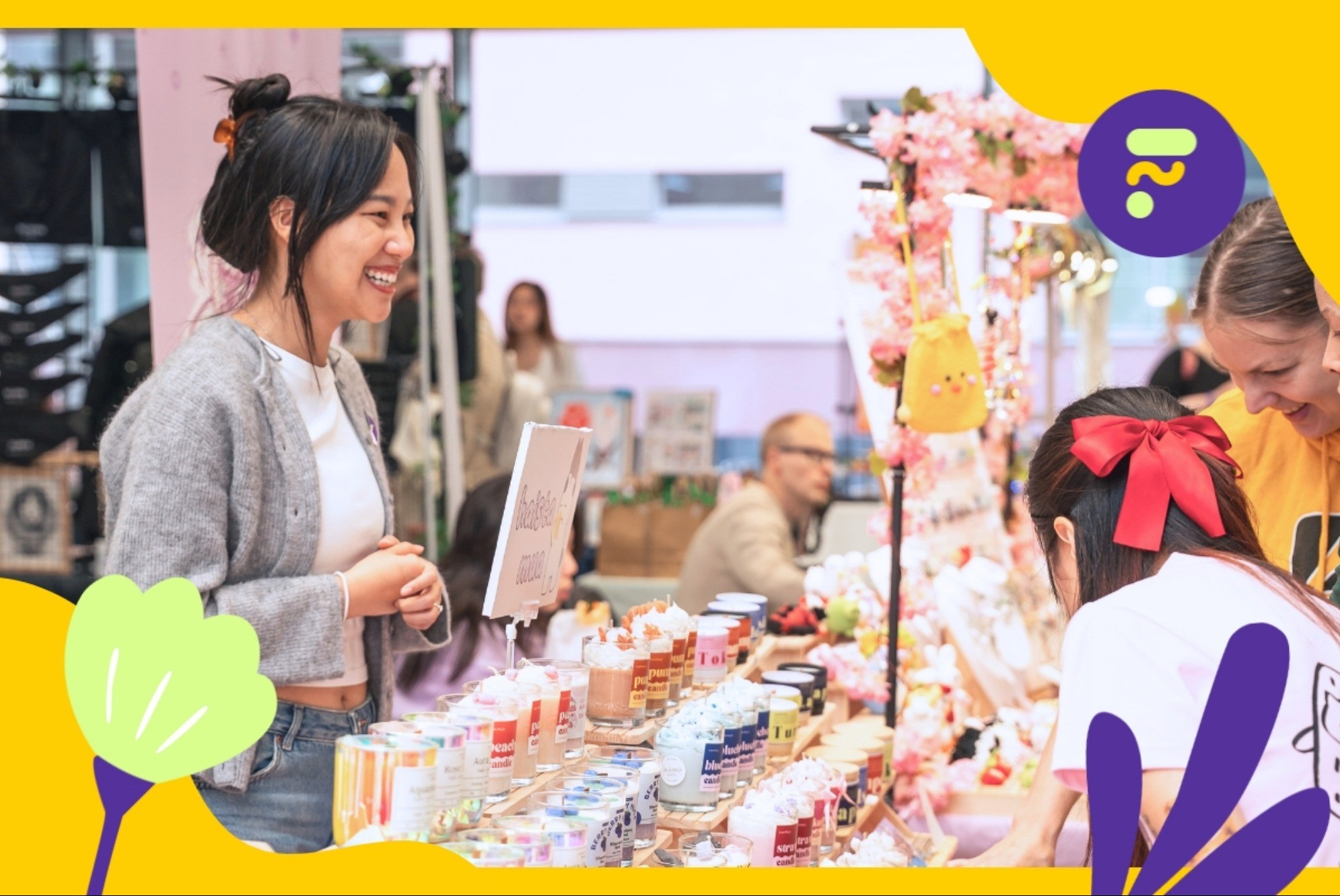 FunDesign Market seller and customers