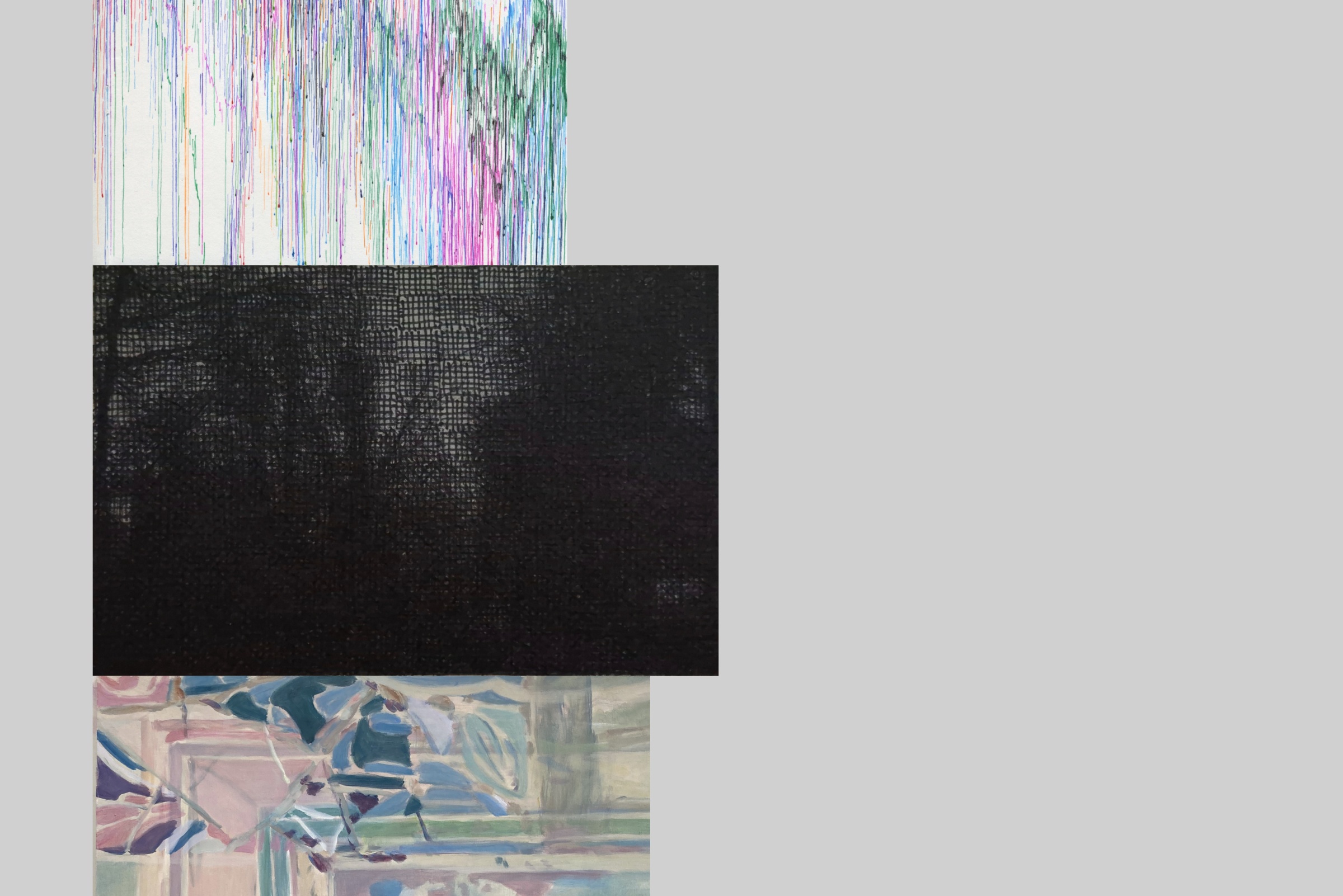 Näyttelykuvakollaasi.