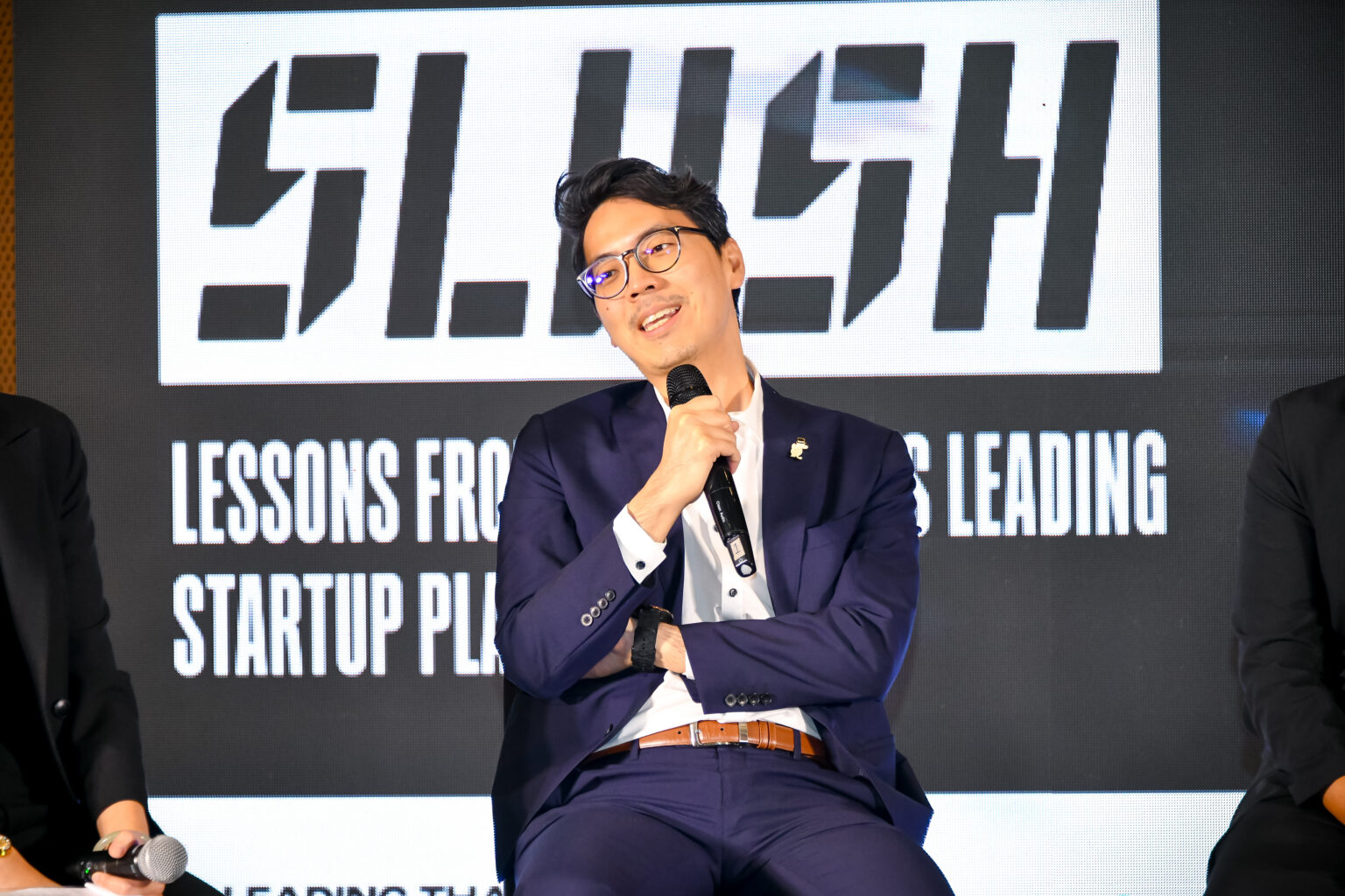 International venture capital in Helsinki: Sith “Joe” Sicoravit, the co-founder of Valkeus Ventures, a Thai VC backing Finnish startups, talking at a Slush side event.