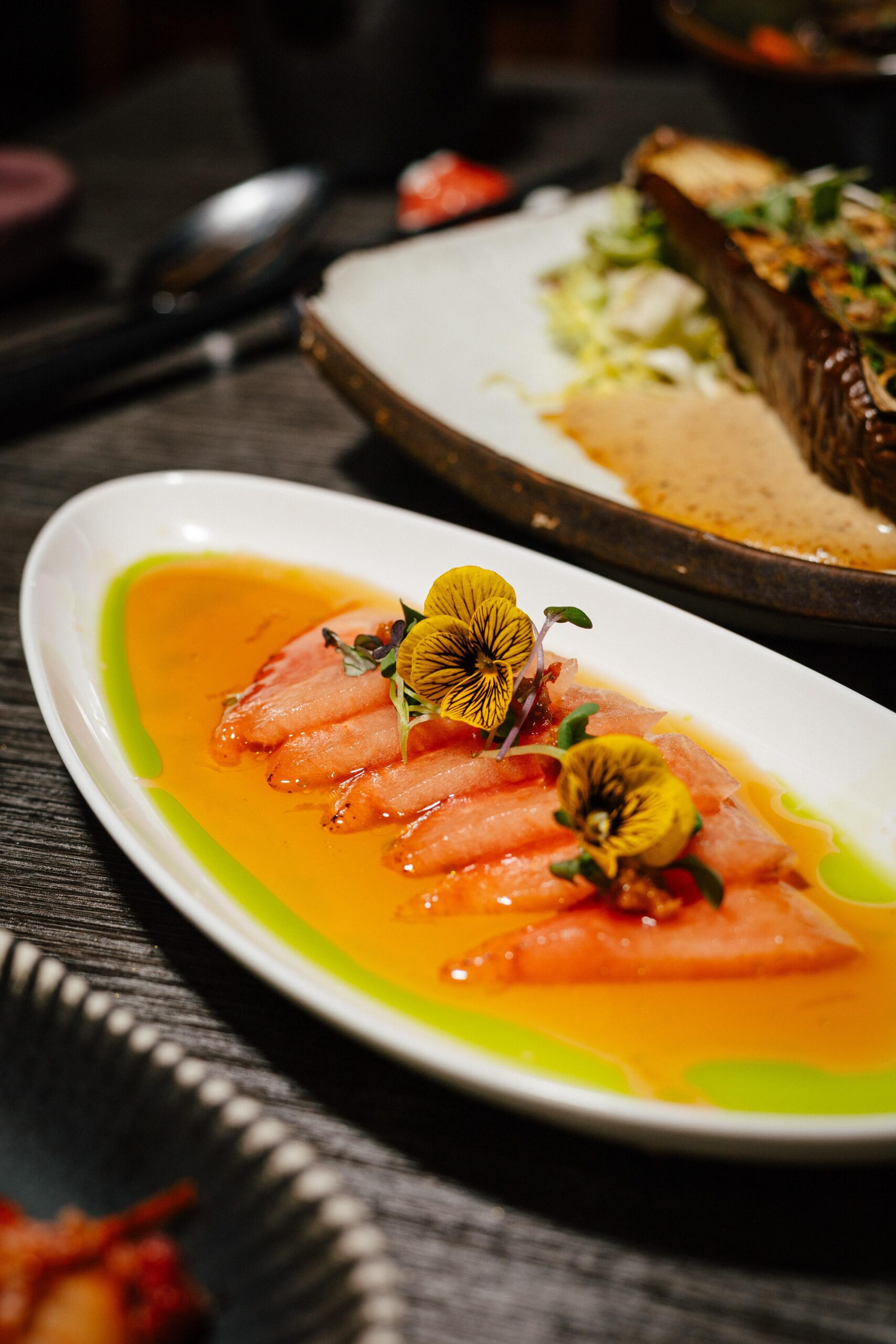 Akari Izakaya's dish on a plate.