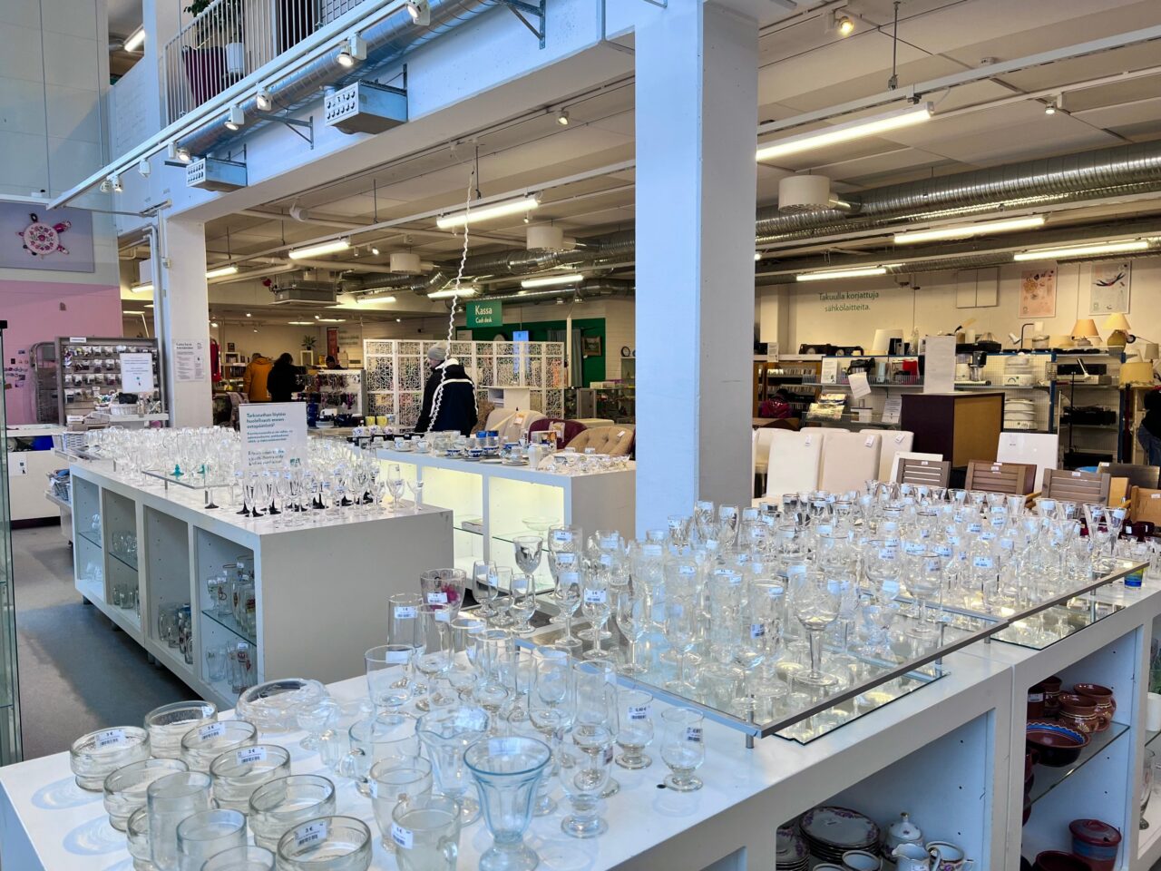 Recycling centre in Helsinki.