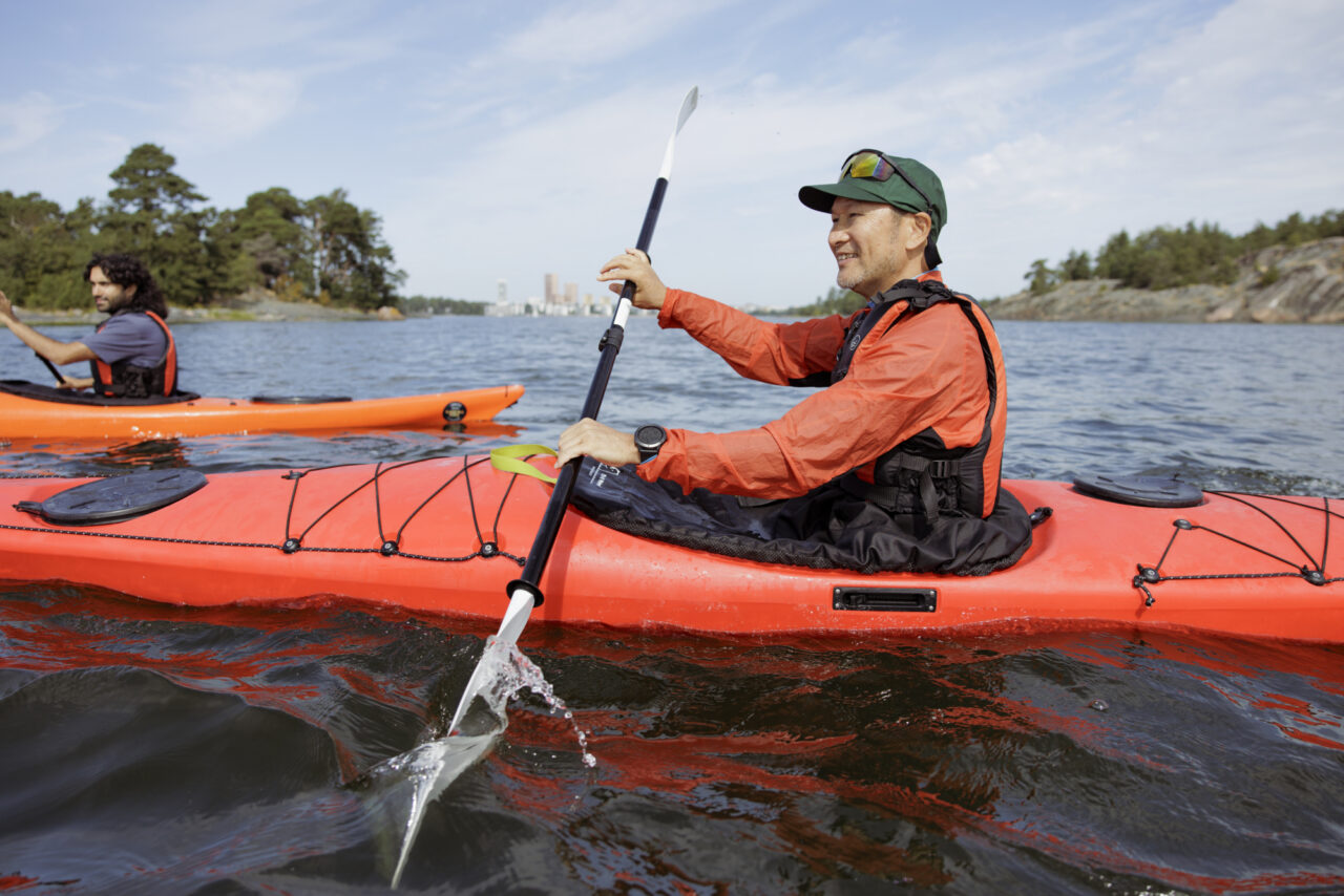 Canoeing in Helsinki archipelago (1)